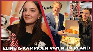 ELINE WINT DE EERSTE PRIJS MET HAAR WORSTENBROODJES KAMPIOEN VAN NEDERLAND  1640 [upl. by Nivlad193]