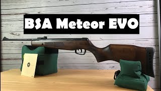 Luftgewehr BSA Meteor EVO  Review Chronytest Schusstest [upl. by Ecnatsnok]