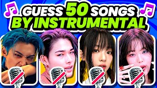 Guess 50 KPOP SONGS by the INSTRUMENTAL 🎙️🚫 Guess the Song  KPOP QUIZ 2024 [upl. by Archangel126]