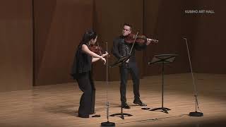 Ji Young Lim amp Matthew Lipman  Mozart Duo for Violin and Viola in G Major K 423 [upl. by Neraa439]