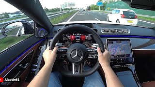 The New Mercedes S Class S63 AMG 2024 Test Drive [upl. by Notgnimer685]