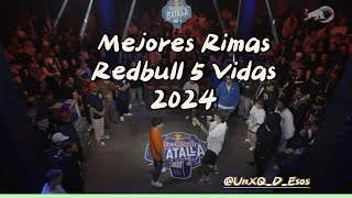 Mejores Rimas Redbull 5 Vidas 2024 Sesion 1 [upl. by Afnin]