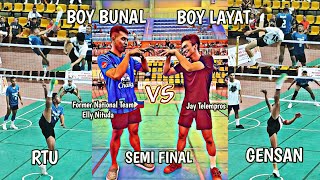 Semi Final  HTC GENSAN VS RTU REJ  Battle of the Sunback Spikers  🔥 Dream Match  Intense [upl. by Gorrian637]