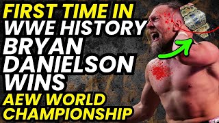 HISTORY MADE Bryan Danielson Wins AEW World Championship in Thrilling Upset Wrestling News [upl. by Nosila586]