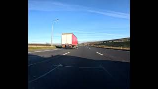 GoPro full sensor image 87 ratio 4k motorway drive 2024 [upl. by Kcirrag]