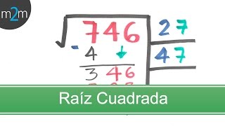 Raíz cuadrada │Square root [upl. by Ecinwahs]