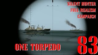 ONE TORPEDO  U80 GOES TO WAR  Episode 83  Full Realism SILENT HUNTER 3 GWX OneAlex Edition [upl. by Elkin420]