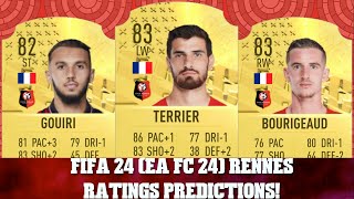 FIFA 24 EA FC 24 RENNES RATINGS PREDICTIONS FT 🇫🇷 GOUIRI 🇫🇷 TERRIER AND 🇫🇷 BOURIGEAUD [upl. by Carmon]