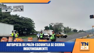 Autopista de PalínEscuintla se cierra indefinidamente [upl. by Auginahs]