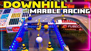 Marble Race Marble Survival 6 E3  Marble Racing Downhill [upl. by Astraea683]