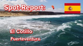 Spot  Report El Cotillo Fuerteventura Wellenspot und Lagune top zum Windsurfen und Kitesurfen [upl. by Arbe]