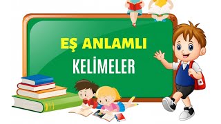 Eş Anlamlı Kelimeler 123Sınıf TÜRKÇE DERSİ [upl. by Eatnahs]