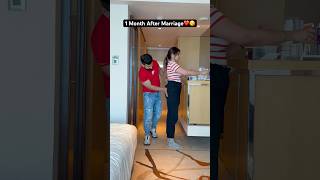 Romance After Marriage❤️😂 swatimonga rajatswati couplegoals relatable funny comedy ytshorts [upl. by Senecal]