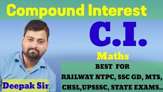 Maths by Deepak bhatti sir CI 1 SSC railway policeDelhi police si bank [upl. by Francklyn]