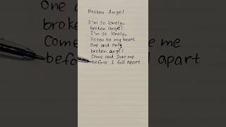 Broken angel lyrics music song lyrics [upl. by Leen]