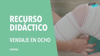 Cómo hacer vendaje en ocho [upl. by Devona]