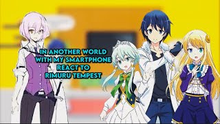 In another world with my smartphone react to Rimuru Gacha reaction ship Rimuru x Moroha [upl. by Collar131]