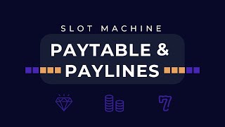 Slots Paytable and Paylines How to Read Slot Machines [upl. by Pettifer614]