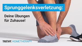 Sprunggelenk stabilisieren  Deine Übungen für zu Hause I TRUETAPE® Hometherapy [upl. by Barron848]