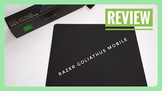 Razer Goliathus Mobile Stealth Review Ultra Portable Mouse Pad [upl. by Edalb499]