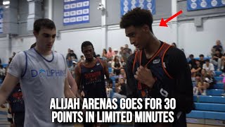 Alijah Arenas Drops 30 Points In Junior Season Debut [upl. by Onyx686]