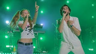 Emma performing with Alvaro Soler at his concert [upl. by Hgieleak]