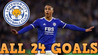 Youri Tielemans  All 24 Goals for Leicester City so far  20192022 [upl. by Lama]