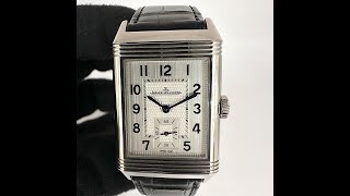 Preowned 2022 JaegerLeCoultre Reverso Classic Large Small Q3858520 Watch [upl. by Aroc41]