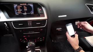 Aktivera bluetooth streaming av musik i Audi MMI 3G amp Volkswagen mm [upl. by Estele793]