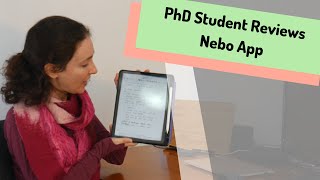 PhD Student Reviews Nebo App on iPad [upl. by Omura834]