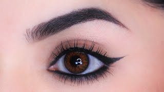 3steps to Apply Winged Eyeliner like a Pro with Lakme Eyeliner  Eyeliner tutorial  Chandrika [upl. by Assyl]