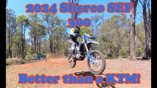 2024 Sherco SEF 300 Better than a KTM [upl. by Tippets212]