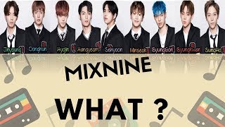 MIXNINE 뭐 WHAT LYRICS HANROMENG FINAL [upl. by Ziagos]