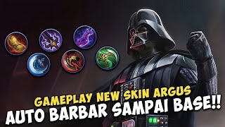 New Skin Argus Darth Vader MVP Gameplay Star Wars x MLBB  MLBB [upl. by Bosch]