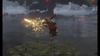 Elden Ring mod  Okami Warrior Spear  Moveset Showcase [upl. by Eleen]