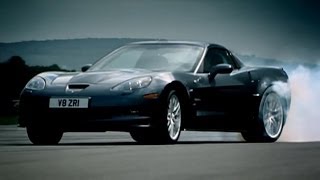 Corvette ZR1 vs Audi R8  Top Gear  BBC [upl. by Sivatnod577]