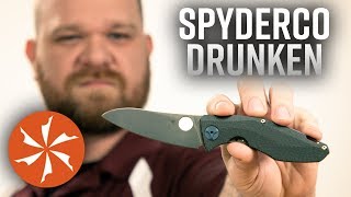 Spyderco Drunken Available at KnifeCentercom [upl. by Devondra]