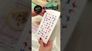 ASMR  My Planner 50 OFF😍 [upl. by Darrej]