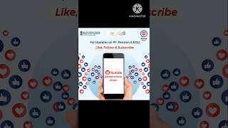 EPFO  Social Media YouTube Facebook Like  Follow Subscribe  shorts short epfo follow epf [upl. by Obidiah]