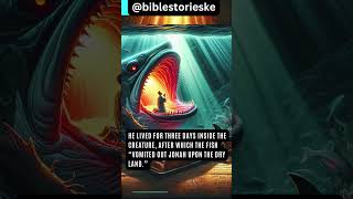 JONAH SWALLOWED BY quotBIG FISHquot jonah biblestorieske [upl. by Anitnas548]