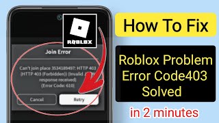 How To Fix Roblox Error Code 403  Authentication Failed [upl. by Aikim35]