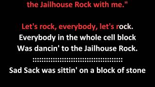 Elvis Presley  Jailhouse Rock KARAOKE [upl. by Eniahs]