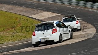 Clio 3 RS Cup vs Clio 3 RS Sport  Nordschleife halb [upl. by Orlantha]