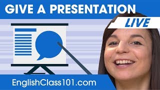 How to Give a Presentation in English  Basic English Phrases [upl. by Reinke]