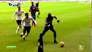 Yannick Bolasie Amazing Flick Crystal Palace vs Tottenham Hotspur 720p [upl. by Gnad]