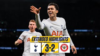 TOTTENHAM HOTSPUR 32 BRENTFORD  EXTENDED PREMIER LEAGUE HIGHLIGHTS [upl. by Rettig]