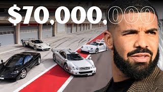 Inside Drakes 70 Million Car Collection  Drake Car Collection [upl. by Eak522]