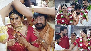 Jayaram Daughter Marriage Full Video  Malavika Jayaram Wedding [upl. by Karlotta342]