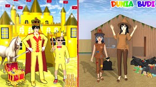 Yuta Bocil Sultan Anak Raja Punya Istana Emas Vs Mio Miskin Anak Pembantu  Sakura School Simulator [upl. by Tanah615]