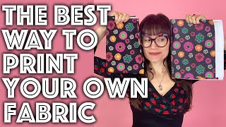 How to Print Your Own Custom Fabric The Best Way  Sew Anastasia [upl. by Dorkus60]